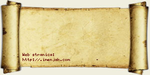 Ana Žujović vizit kartica